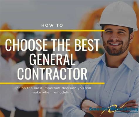 Choosing right contractor