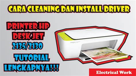 Cleaning HP Deskjet 2135 printer