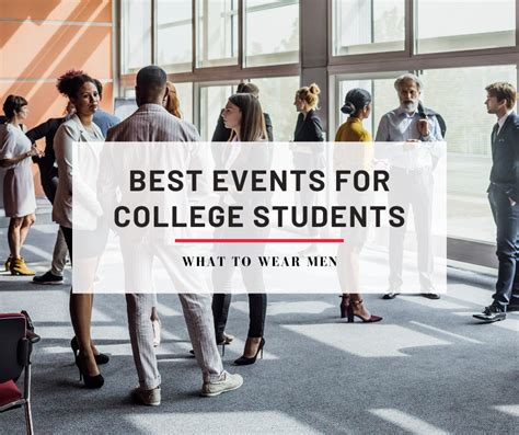 College students at event
