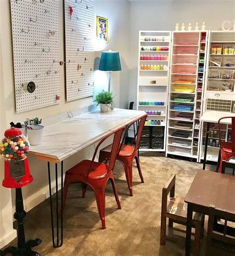 Colorful Craft Room