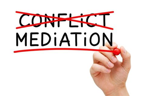 Consider mediation or conflict resolution services