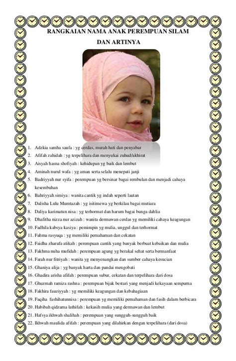 Contoh Nama Bayi dengan Zain Dalam Al-Quran
