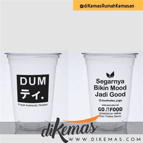 Desain Gelas Plastik Unik