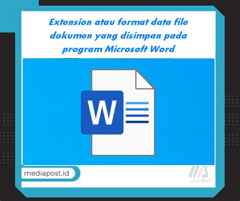 Dokumen Disimpan Dengan Baik Microsoft Word