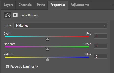 Pengaturan Color Balance