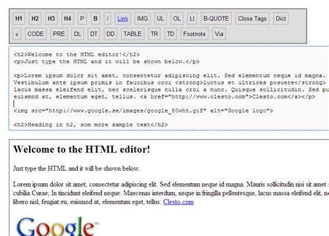 Editor HTML Profesional
