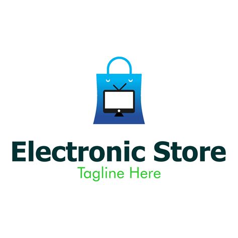 Electronic store logo