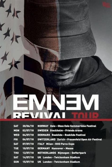 Eminem Concert Schedule