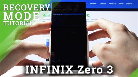 Enter into Infinix recovery mode