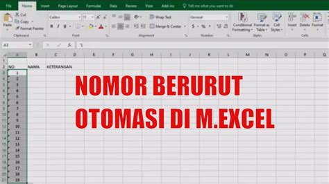 Excel nomor