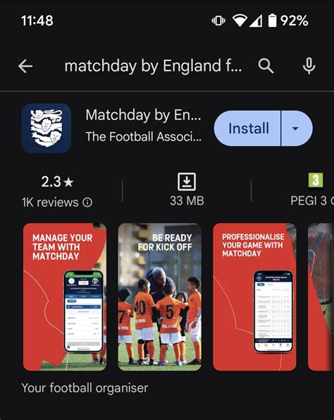 FA Matchday App