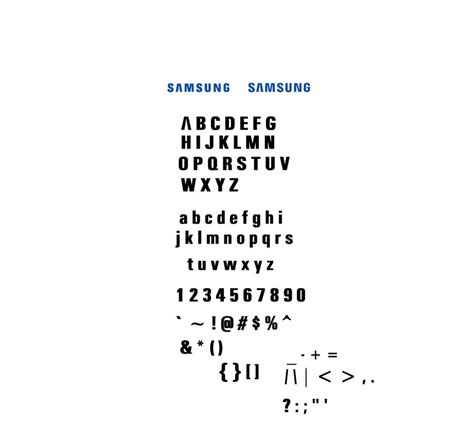 Font Helvetica Samsung