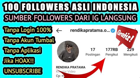Mendapatkan Followers Instagram Gratis dengan Freerealfollower.com di Indonesia