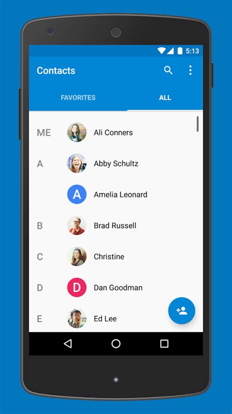 Google Contacts Android