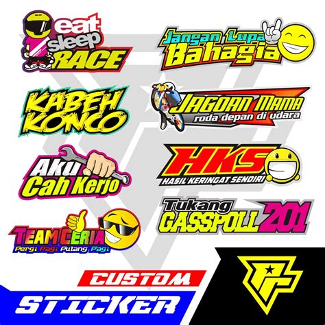 Gunakan Stiker Kustom dalam Kontes atau Event