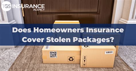 Insurance coverage for stolen packages