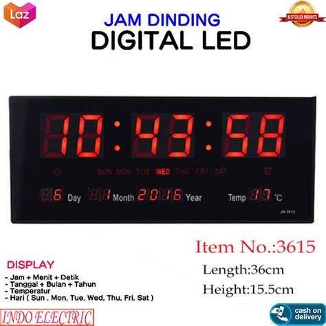Jam Dinding Digital Indonesia