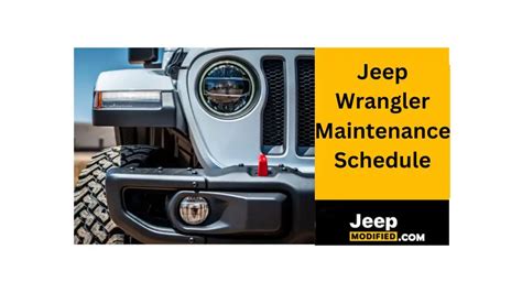 Jeep Wrangler Maintenance