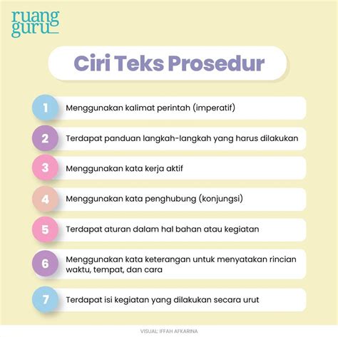 Jenis-jenis Kalimat dalam Teks Prosedur di Indonesia