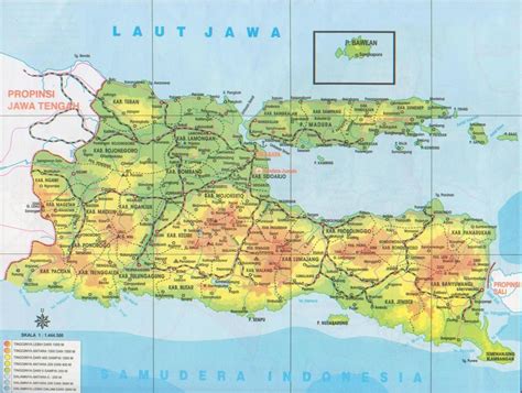 Jenis-jenis Peta Jawa Timur