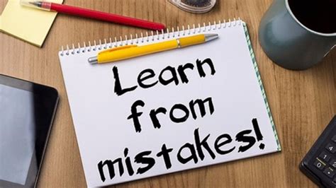 Kesalahan adalah bagian dari proses belajar