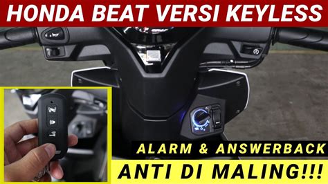 Keyless Ignition Honda Beat Mobil