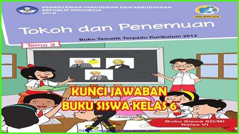 Menelusuri Tokoh dan Penemuan Terkenal di Indonesia Melalui Kunci Jawaban LKS Tema 3 Kelas 6