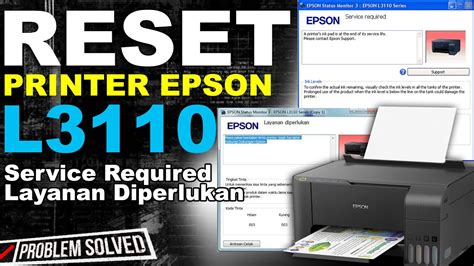 Langkah-Langkah Reset Printer Epson L3110