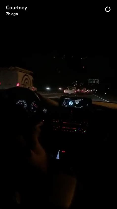 Late Night Drive Snapchat