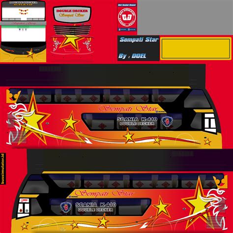 Livery Bussid Bus Tingkat