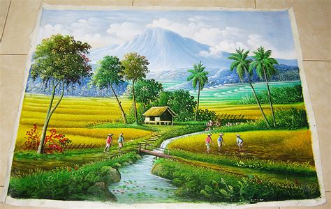 Contoh Karya Seni Rupa Dua Dimensi di Indonesia: Keindahan dalam Karya Lukis Nusantara