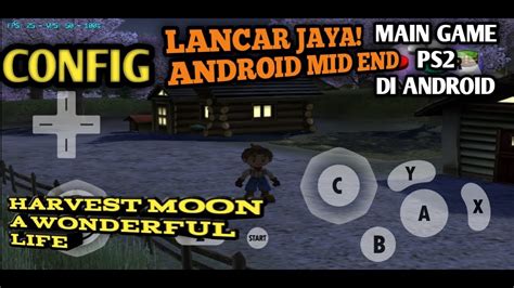 Masalah Gambar saat bermain Harvest Moon di emulator PS1 di android