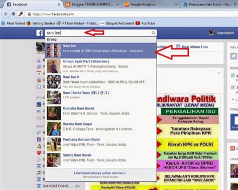 Menghapus Pertemanan di FB Secara Massal Indonesia