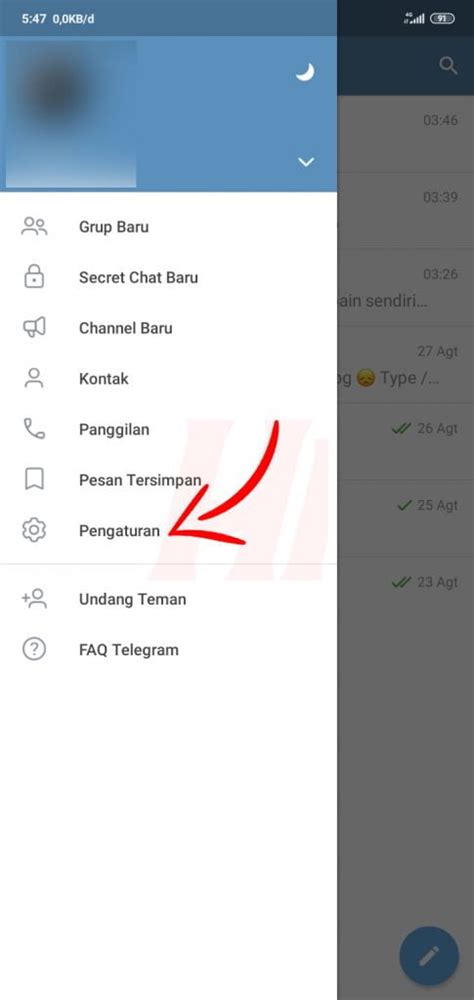 Mengubah Username di Telegram