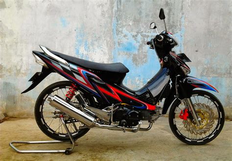 Modif Supra X 125 karbu Indonesia