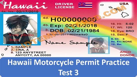 Motorcycle License Hawaii
