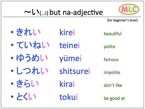 na-adjective japanese