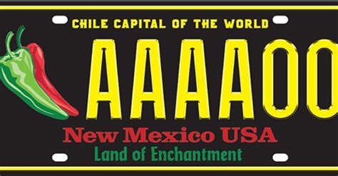 New Mexico License Plate