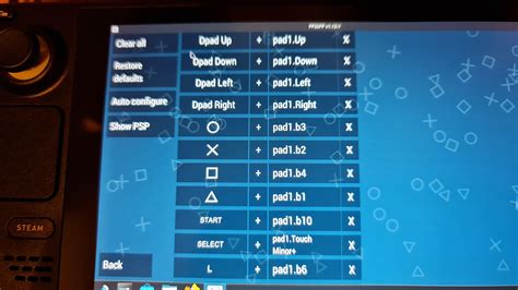 PPSSPP controls settings