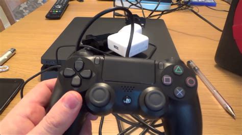 PS4 controller charging and connecting