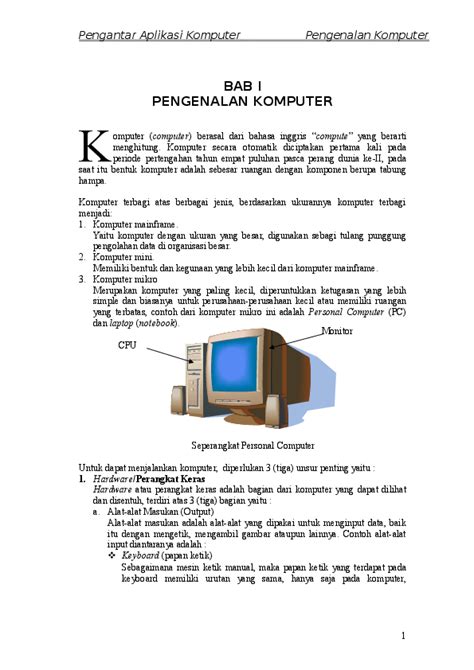 Contoh Soal Pengetahuan Komputer untuk Pemula