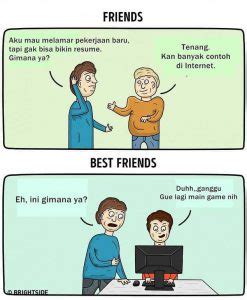 Perbedaan Antara Sahabat dan Teman Biasa