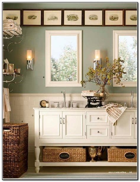 Pottery Barn Green Paint Furniture Placement