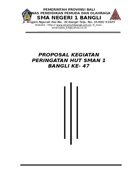 Proposal Indonesia