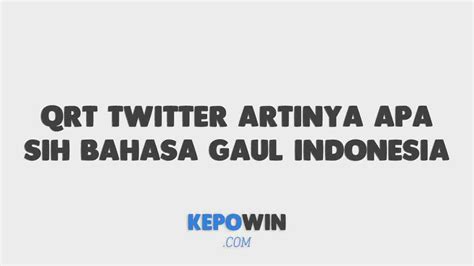 QRT Twitter di Indonesia