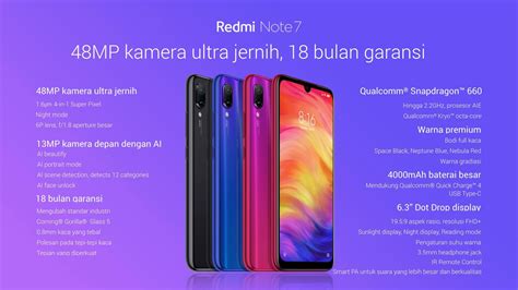 Redmi Note 7 Indonesia