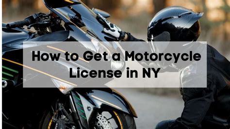Requirements for obtaining a motorcycle license in NY