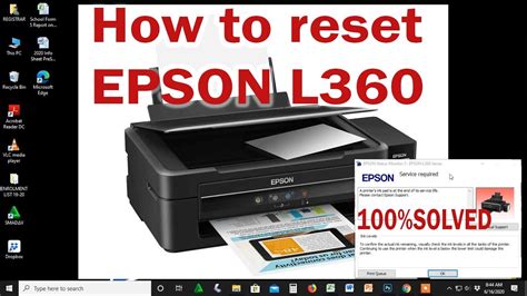 Cara Reset Printer Epson L360