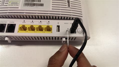 Resetting router and modem