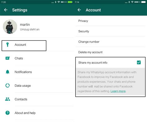 Restrict WhatsApp Data Sharing with Facebook